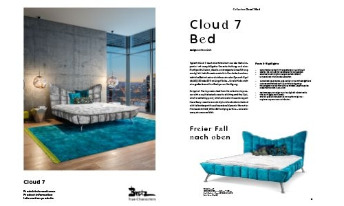 Cloud7 Bett - Datenblatt
