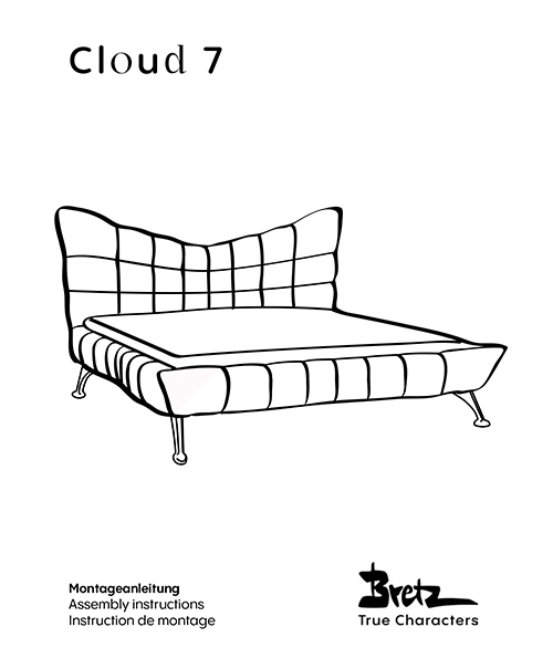 Bretz "Cloud7 Bed"<br/>Assembly instructions