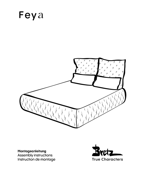 Bretz "Feya Bett"<br/>Montageanleitung