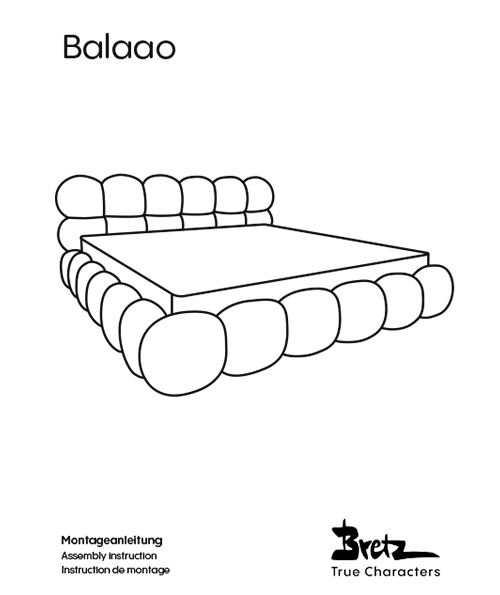 Bretz "Balaao Bed"<br/>Assembly instructions
