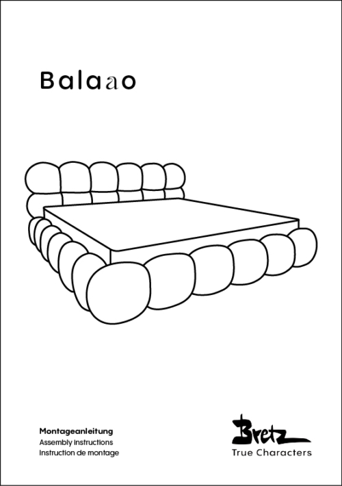 Bretz "Balaao Lit"<br/>Instructions de montage