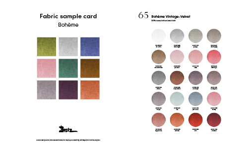 Bretz Boheme Fabric card